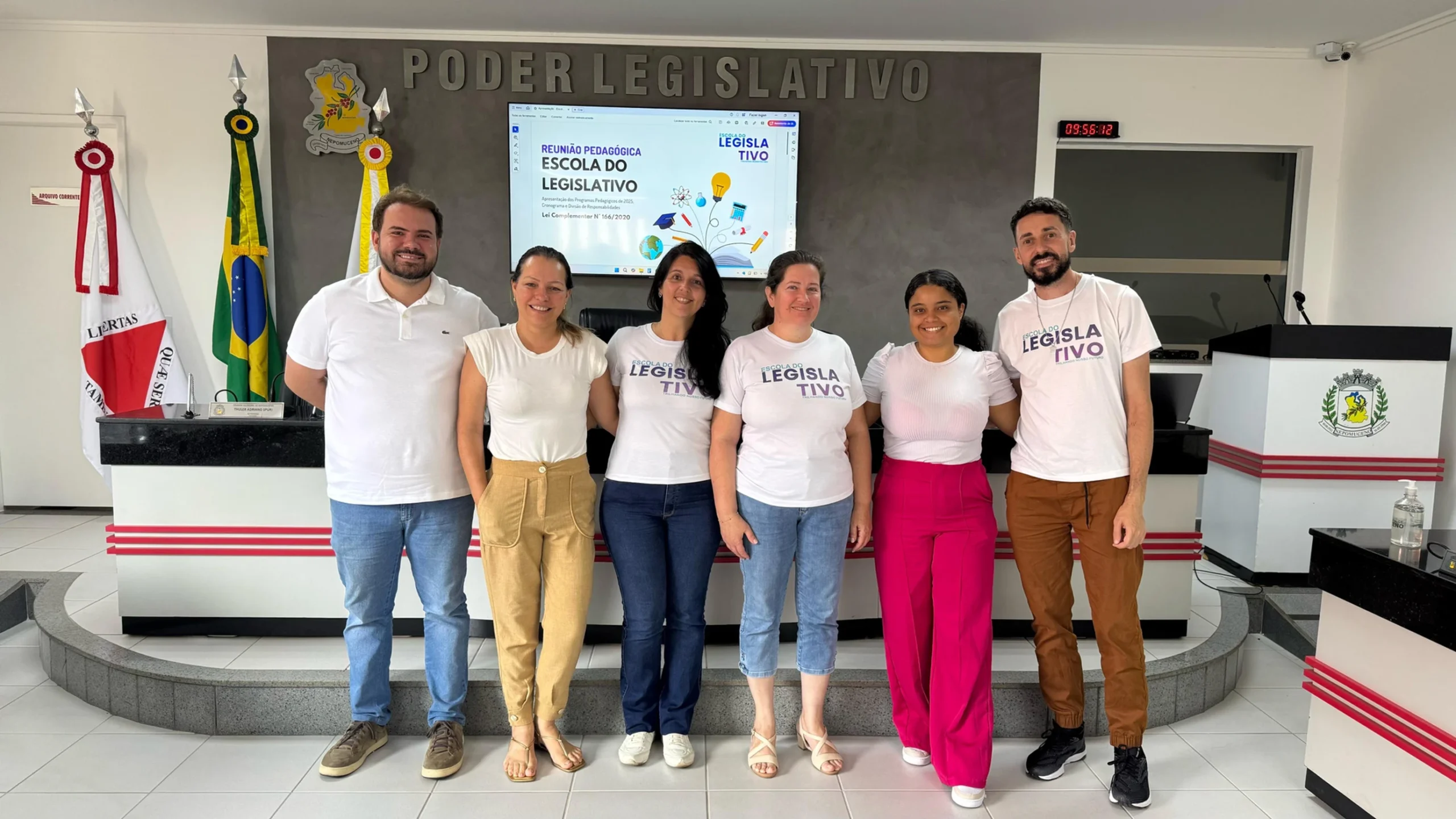 Primeira reunião da Escola do Legislativo de Nepomuceno traça planos para 2025